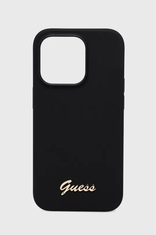 czarny Guess etui na telefon iPhone 14 Pro 6,1