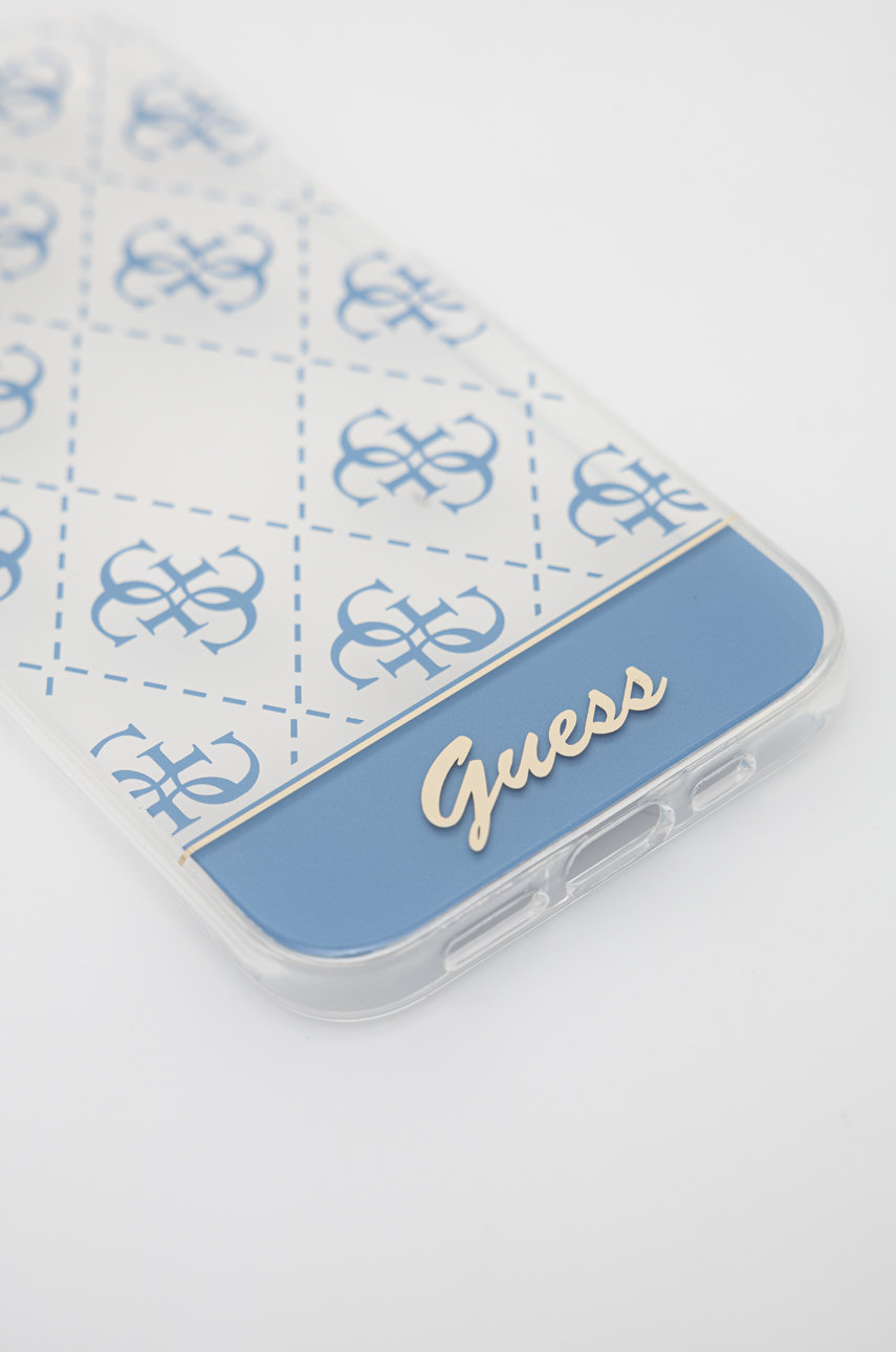 GUESS Cover Rigida Glitterati Per IPhone 14 6,1'' – Colore Oro, Materiale TPU E PC - 5