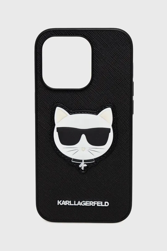 črna Etui za telefon Karl Lagerfeld Iphone 14 Pro 6,1