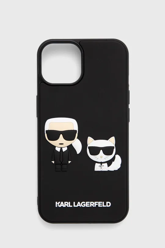 czarny Karl Lagerfeld etui na telefon iPhone 14 6,1