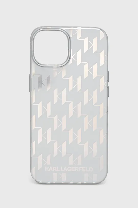 ασημί Θήκη κινητού Karl Lagerfeld Iphone 14 6,1