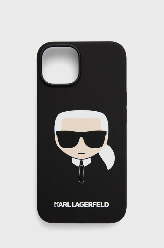 fekete Karl Lagerfeld telefon tok Iphone 14 6,1