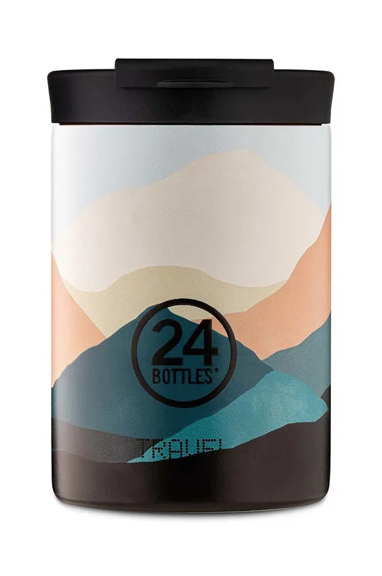 πολύχρωμο Θερμικό μπουκάλι 24bottles Mountains 350 Ml Unisex
