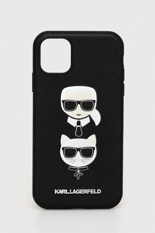 czarny Karl Lagerfeld etui na telefon iPhone 11 6,1