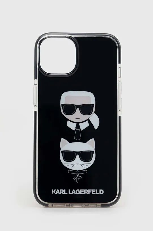 czarny Karl Lagerfeld etui na telefon iPhone 13 6,1