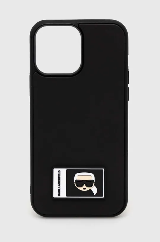 czarny Karl Lagerfeld etui na telefon iPhone 13 Pro Max 6,7