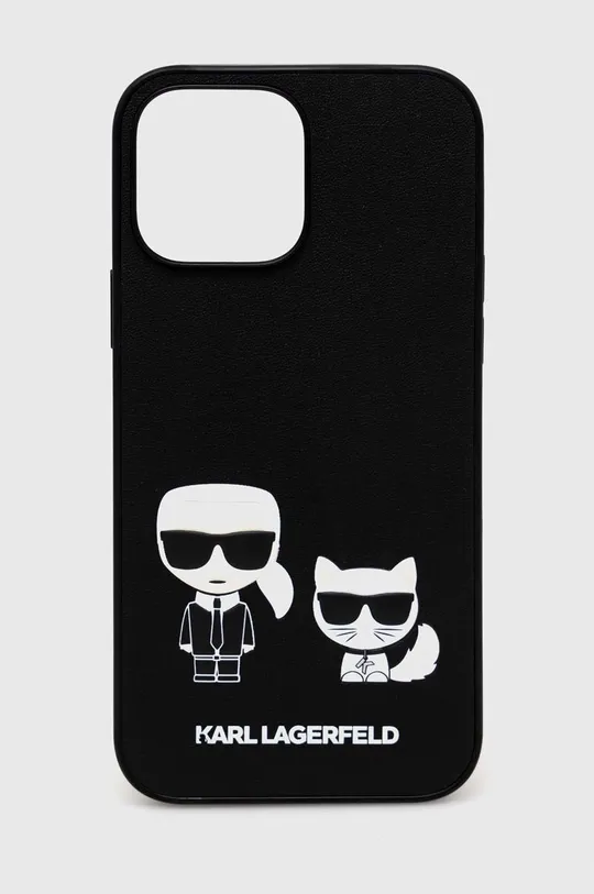 czarny Karl Lagerfeld etui na telefon iPhone 13 Pro Max 6,7