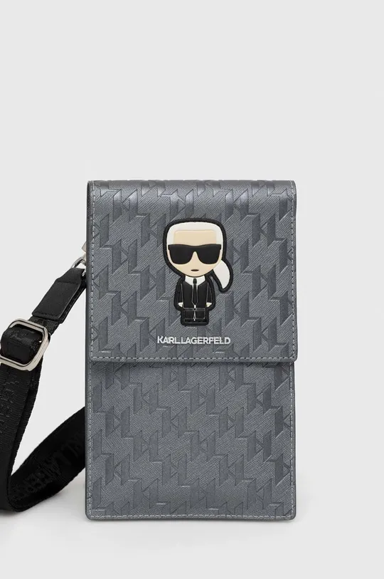 srebrny Karl Lagerfeld pokrowiec na telefon Unisex