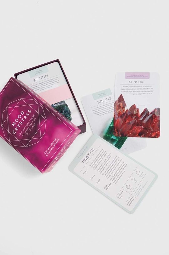 David & Charles talia kart Mood Crystals Card Deck, Christel Alberez, Nerissa Alberts multicolor