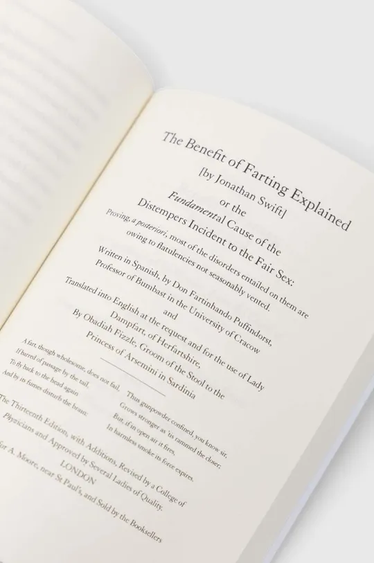 Kniha Alma Books Ltd The Benefit of Farting Explained, Jonathan Swift viacfarebná