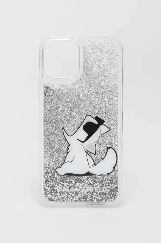 ασημί Θήκη κινητού Karl Lagerfeld iPhone 12/12 Pro 6,1