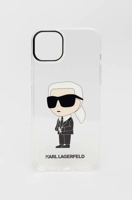áttetsző Karl Lagerfeld telefon tok iPhone 14 Plus 6,7