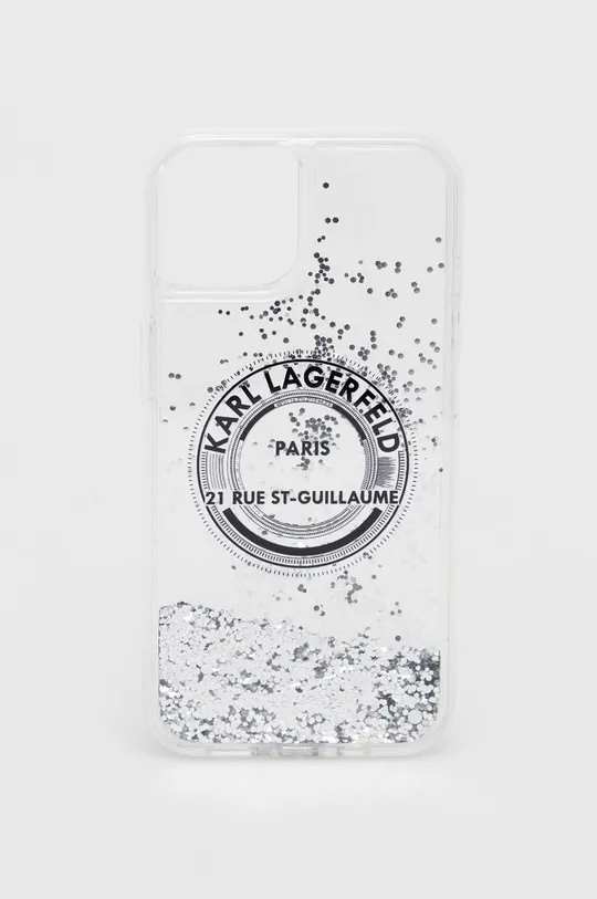 ασημί Θήκη κινητού Karl Lagerfeld iPhone 14 6,1