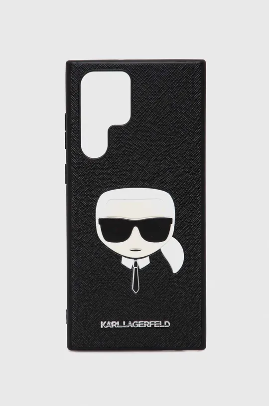 fekete Karl Lagerfeld telefon tok Galaxy S22 Ultra Uniszex