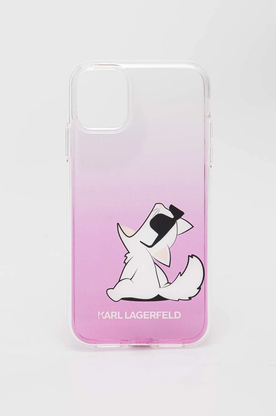 rózsaszín Karl Lagerfeld telefon tok iPhone 11 6,1