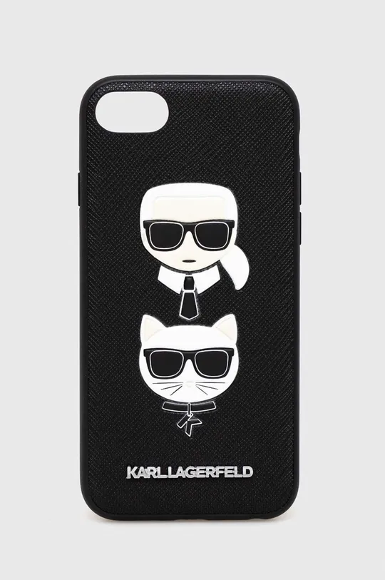 fekete Karl Lagerfeld telefon tok iPhone 7/8 / SE 2020 / SE 2022 Uniszex