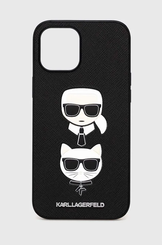 czarny Karl Lagerfeld etui na telefon iPhone 12 Pro Max 6,7