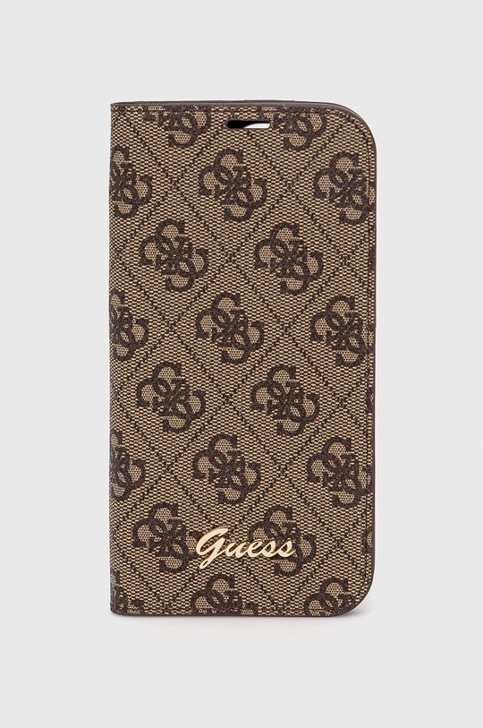 brązowy Guess etui na telefon iPhone 14 Pro 6,1