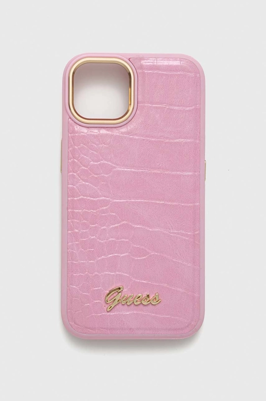 różowy Guess etui na telefon iPhone 14 6,1'' Unisex