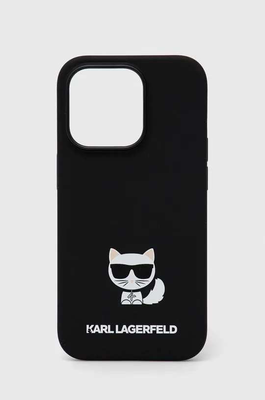 чёрный Чехол на телефон Karl Lagerfeld iPhone 14 Pro 6,1'' Unisex