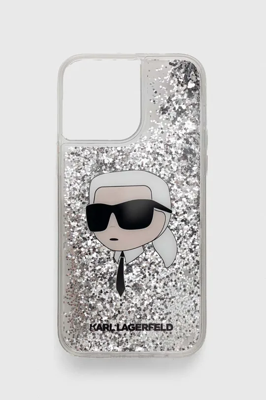 ασημί Θήκη κινητού Karl Lagerfeld iPhone 14 Pro Max 6,7'' Unisex
