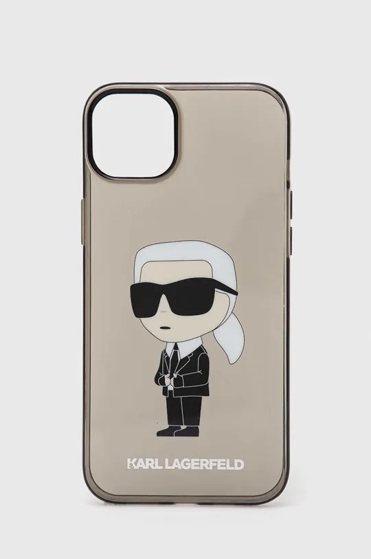 črna Etui za telefon Karl Lagerfeld iPhone 14 Plus 6,7'' Unisex