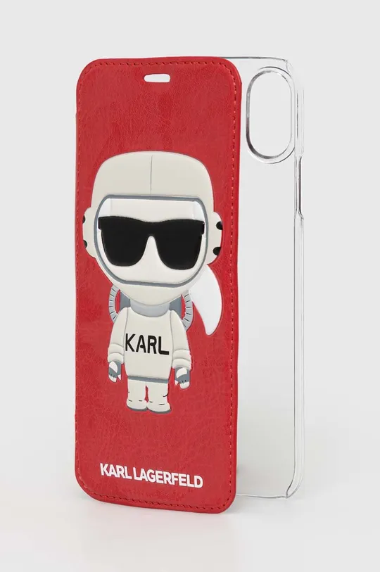 czerwony Karl Lagerfeld etui na telefon iPhone X/ Xs Unisex