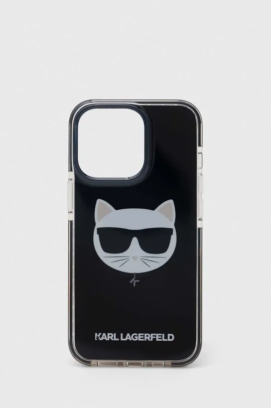 μαύρο Θήκη κινητού Karl Lagerfeld iPhone 13 Pro / 13 6,1