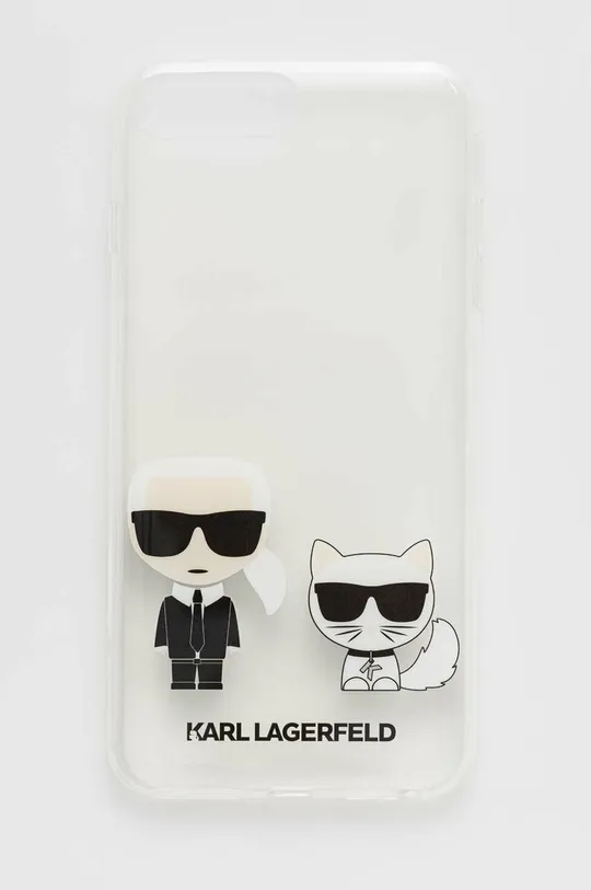 transparentna Etui za telefon Karl Lagerfeld iPhone 7 Plus/8 Plus Unisex