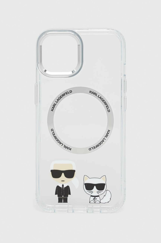 áttetsző Karl Lagerfeld telefon tok iPhone 14 6,1'' Uniszex