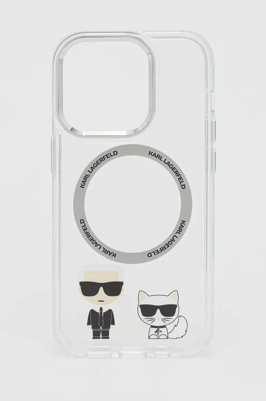 transparentna Etui za telefon Karl Lagerfeld iPhone 14 Pro 6,1'' Unisex