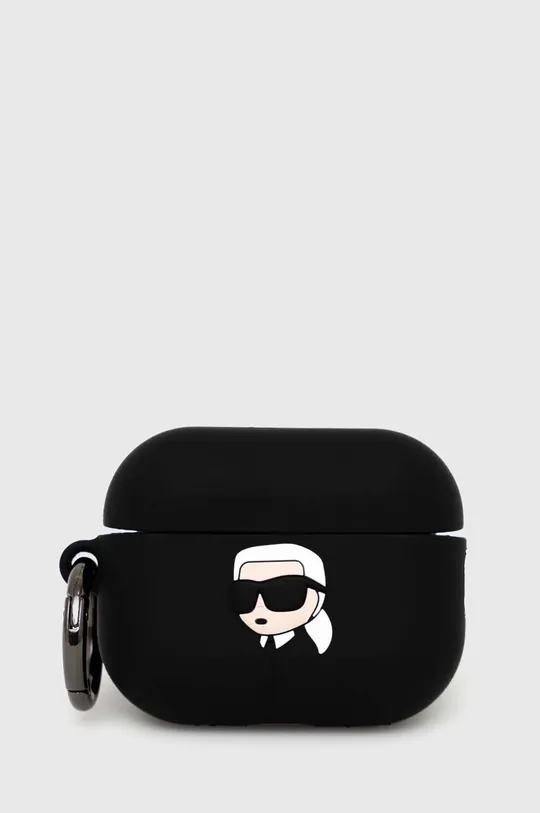 čierna Puzdro na airpods Karl Lagerfeld AirPods Pro 2 cover Unisex