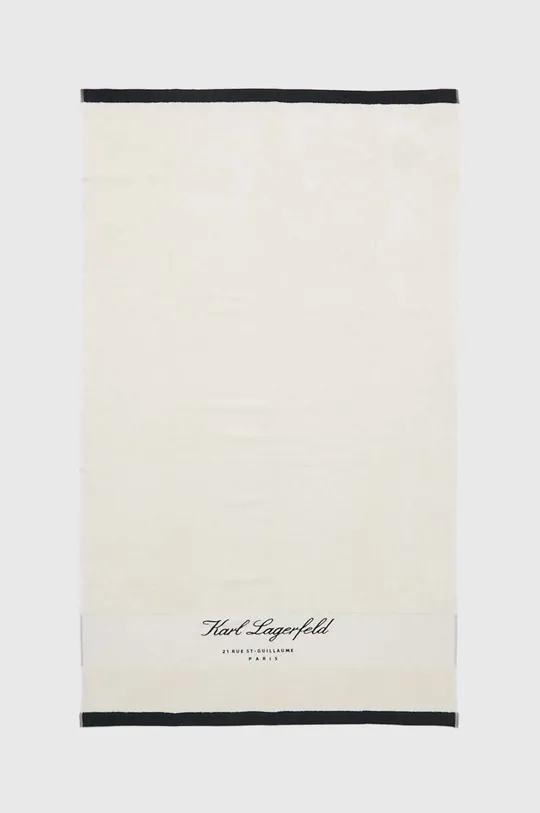 beżowy Karl Lagerfeld ręcznik bawełniany Unisex