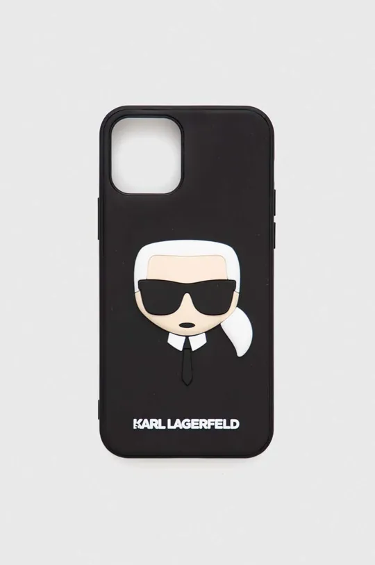 чёрный Чехол на телефон Karl Lagerfeld iPhone 12/12 Pro 6,1