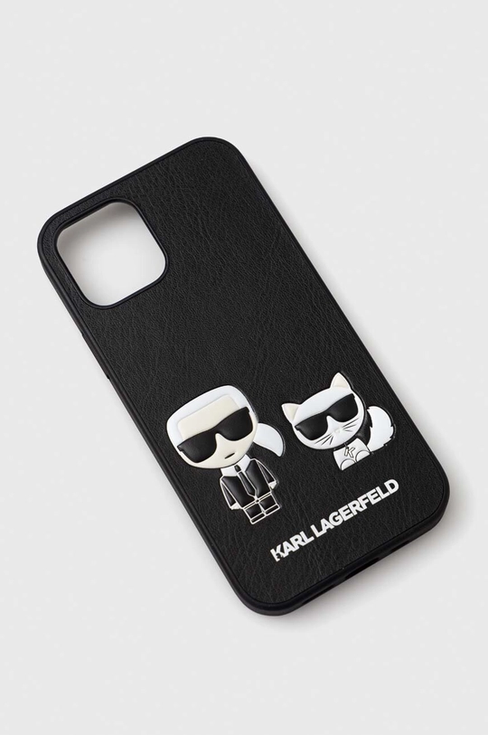 μαύρο Θήκη κινητού Karl Lagerfeld iPhone 12/12 Pro 6,1