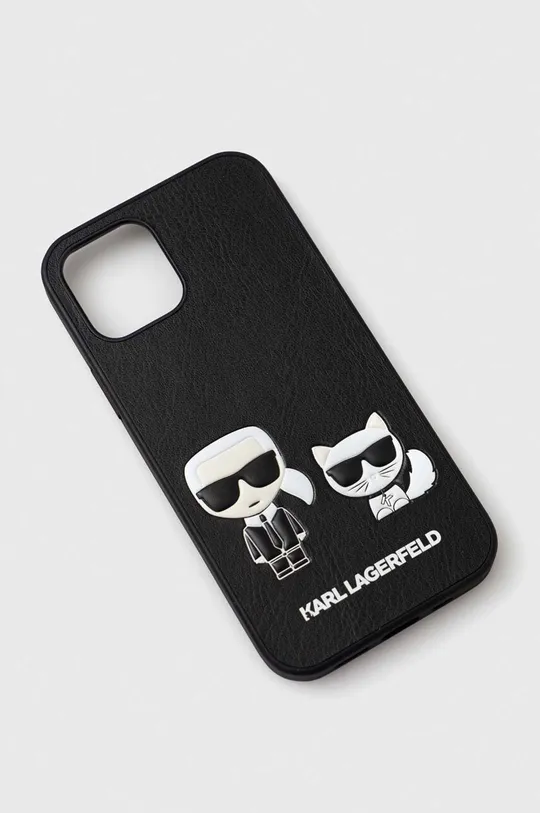 чёрный Чехол на телефон Karl Lagerfeld iPhone 12/12 Pro 6,1