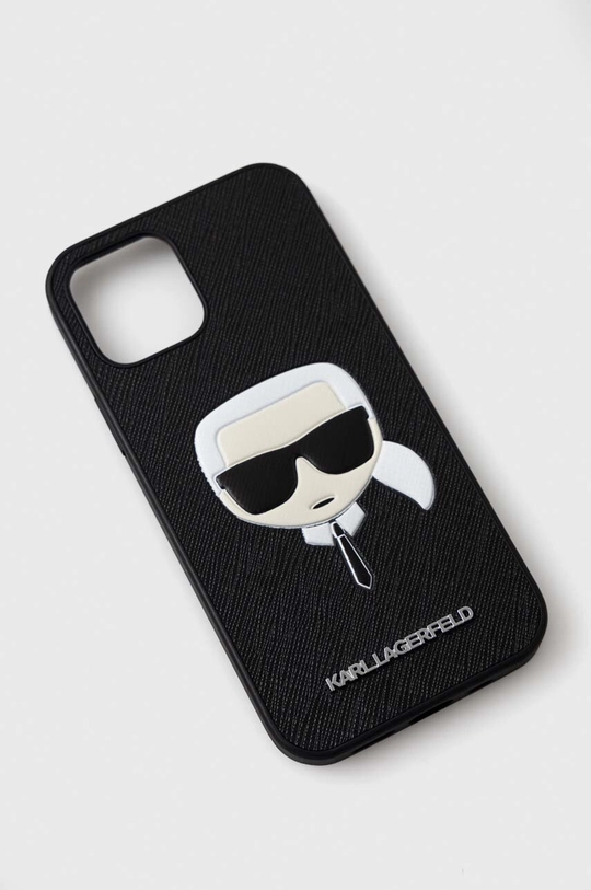 μαύρο Θήκη κινητού Karl Lagerfeld iPhone 12/12 Pro 6,1