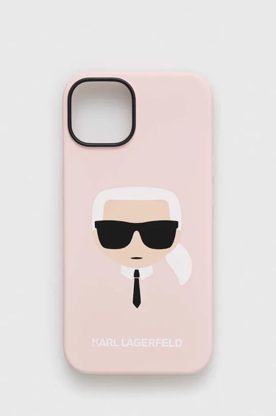 розовый Чехол на телефон Karl Lagerfeld iPhone 14 6,1