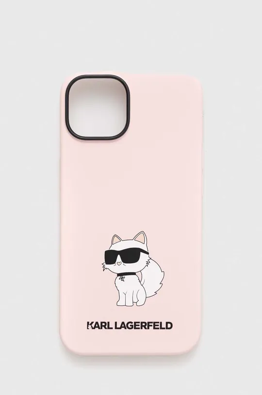 розовый Чехол на телефон Karl Lagerfeld iPhone 14 6,1