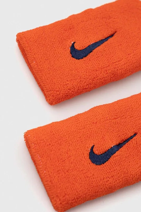 Nike opaski na nadgarstek 2-pack pomarańczowy