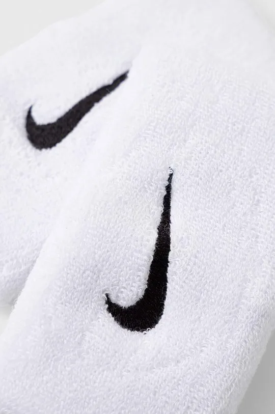 Nike opaski na nadgarstek 2-pack biały