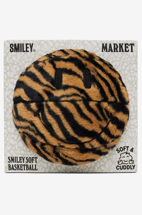 Market ball x Smiley Tiger Plush Basketball black