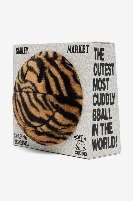 Market ball x Smiley Tiger Plush Basketball  Textile material