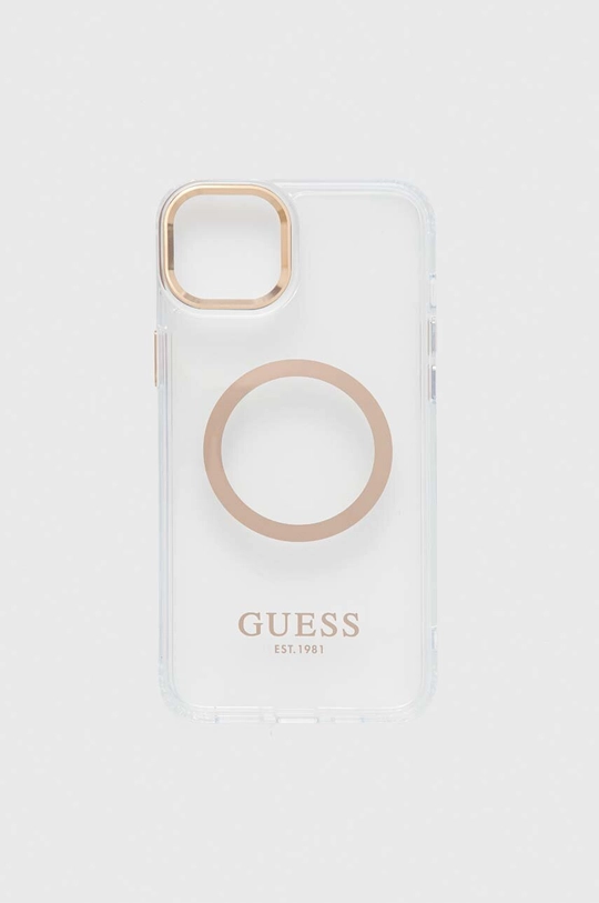 χρυσαφί Θήκη κινητού Guess iPhone 14 Plus 6,7