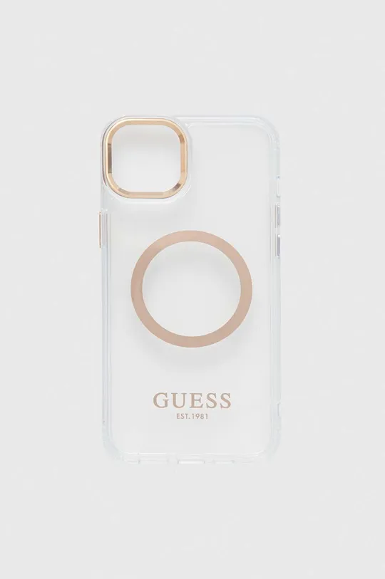 χρυσαφί Θήκη κινητού Guess iPhone 14 Plus 6,7