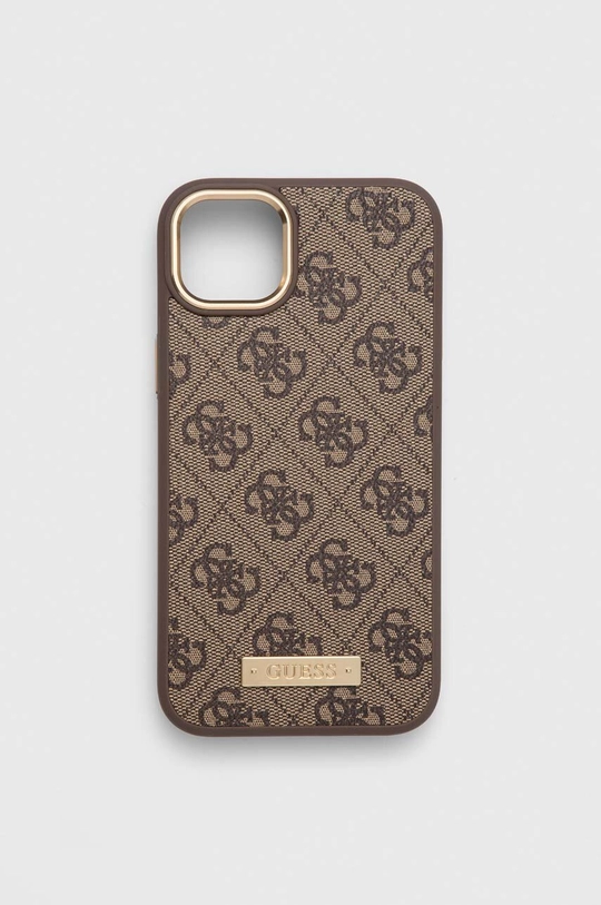 brązowy Guess etui na telefon iPhone 14 Plus 6,7