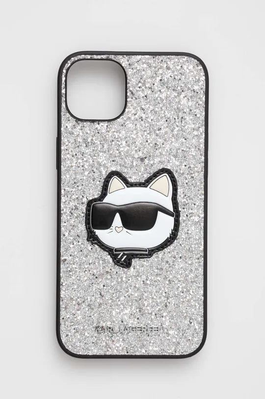 срібний Чохол на телефон Karl Lagerfeld iPhone 14 Plus 6,7
