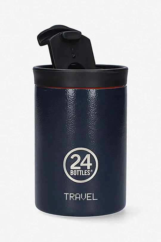 24bottles travel tumbler palack kupak fekete