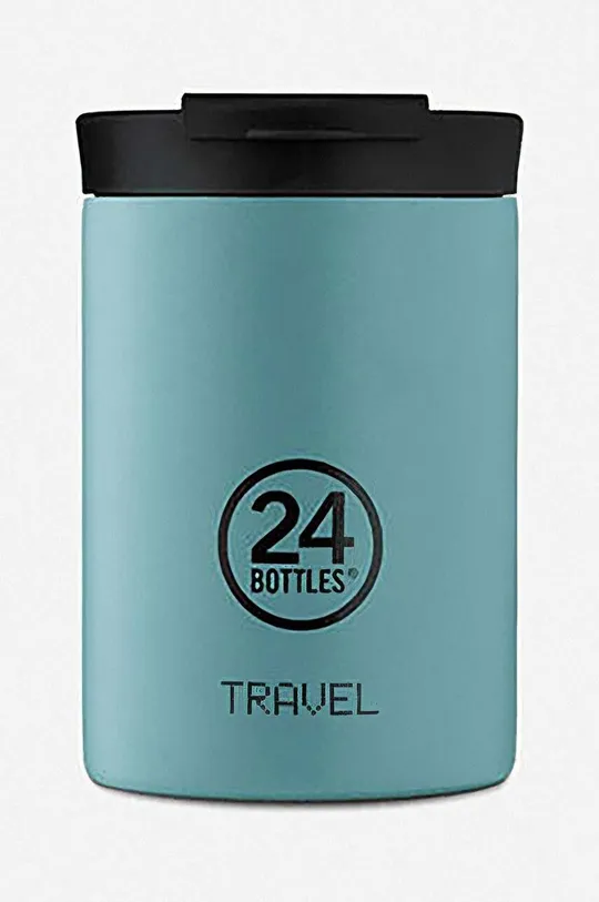 niebieski 24bottles kubek termiczny Travel Tumbler 250 Powder Blue Unisex