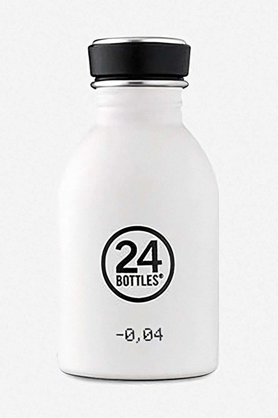 biały 24bottles butelka Urban Bottle 250 ml Stone Ice White Unisex